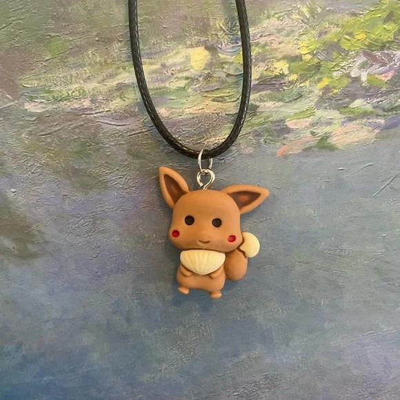 Handmade Pokémon necklaces Pikachu Jigglypuff Eevee Bulbasaur 2/$15 mix n match - Picture 3 of 4